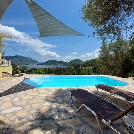Villa Sunrise With Stunning Views And Private Pool Katohóri Kültér fotó