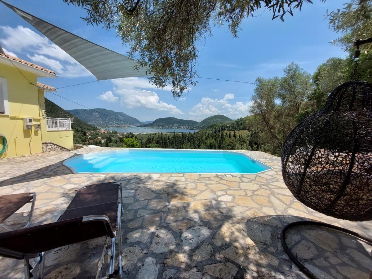 Villa Sunrise With Stunning Views And Private Pool Katohóri Kültér fotó
